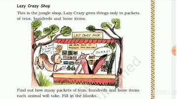 Class 3। Chapter 2। Fun with numbers। Topic lazy crazy shop