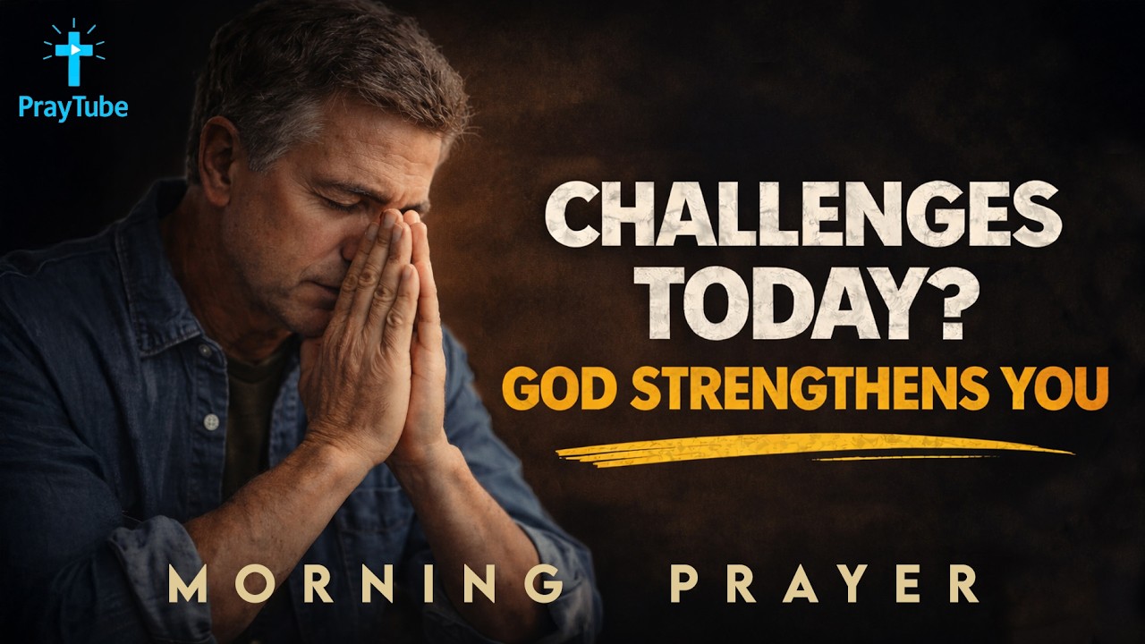 When You Feel Overwhelmed, God Will Strengthen You | PrayTube