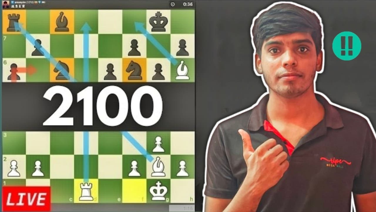 Rapid Chess 10+0 Surviving On 2100 #chess #shortsfeed #shorts - YouTube