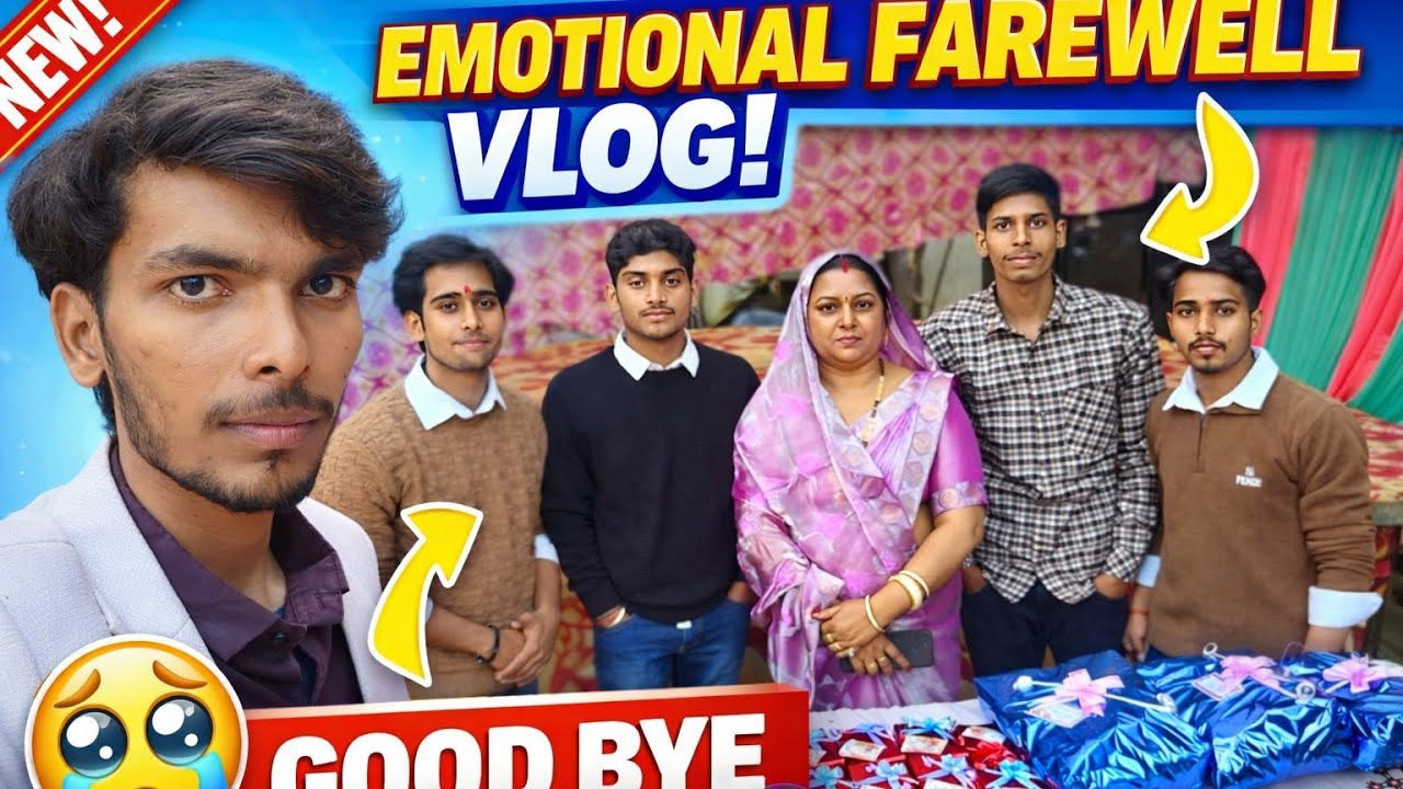 Farewell Party Vlog | Beautiful Memories• Emotional Farewell Celebration | Full Vlog•#farewell #vlog