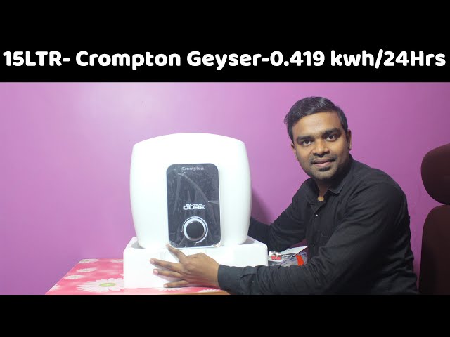 15LTR Crompton Geyser | Just 6800/- Solarium Qube Storage Water Heater By  Crompton - YouTube