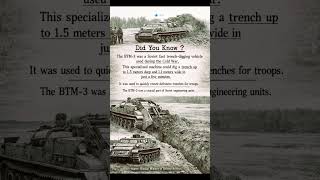 BTM-3 | Soviet Fast trench digging vehicle | Cold War