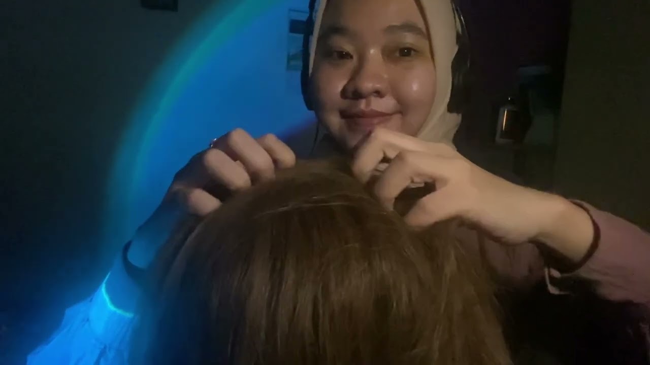 [no talking] ASMR Deep Head Scratching For Relaxing Sleep, ASMR Garuk Kepala 1 Jam Full Relax😴