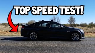 2007 Holden Commodore SV6 Max Speed Test! 0-235kph