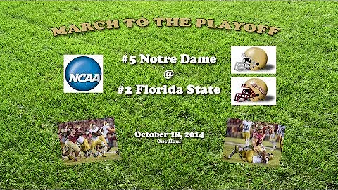 2014 Notre Dame @ Florida State One Hour