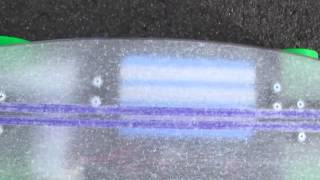 Metroboard Electric Skateboard with Flexdex Clear 29 LT Blue Lighted Skateboard