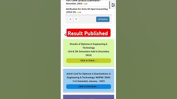 WBSCTE Results of Diploma in Engineering Technology 3rd 5th Semesters December 2024 #polytechnic
