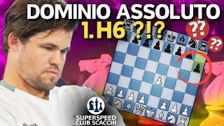 Carlsen DISTRUGGE Campione del Mondo con 5 Mosse di Pedone in Apertura (1.h6)