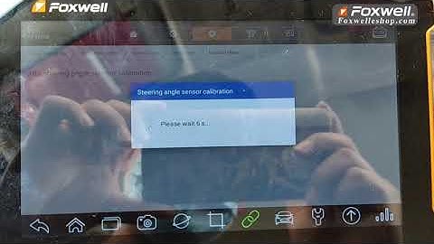 2014 Land Rover Range Rover Evoque steering angle reset by Foxwell GT60 Plus