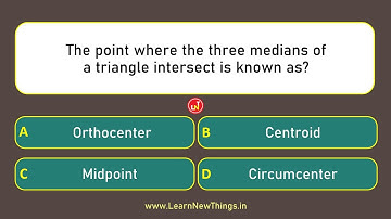 Mathematics Quiz Part 4/25 | 12 Questions | Quiz by Learn New Things | Maths Quiz