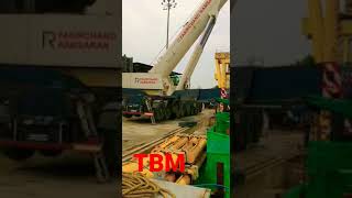 Tunnel boring machine assembling#Shorts