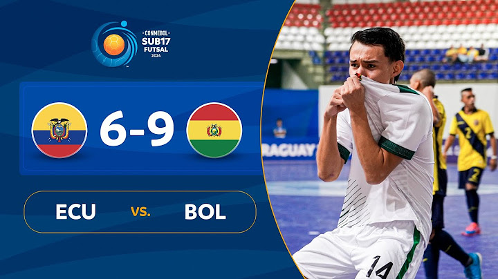 ECUADOR vs. BOLIVIA [6-9] | RESUMEN | CONMEBOL SUB17FS | FASE DE GRUPOS