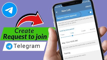 Creating a Telegram Request to join Link