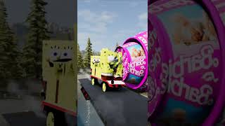 BeamNG.drive: Ultimate Bollard Challenge 🎮 #crashdrive #beamngdrive #beamng #shorts