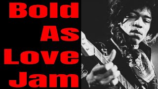 Bold As Love Jam Jimi Hendrix Style Classic Rock Guitar Backing Track (Ab Major) chords