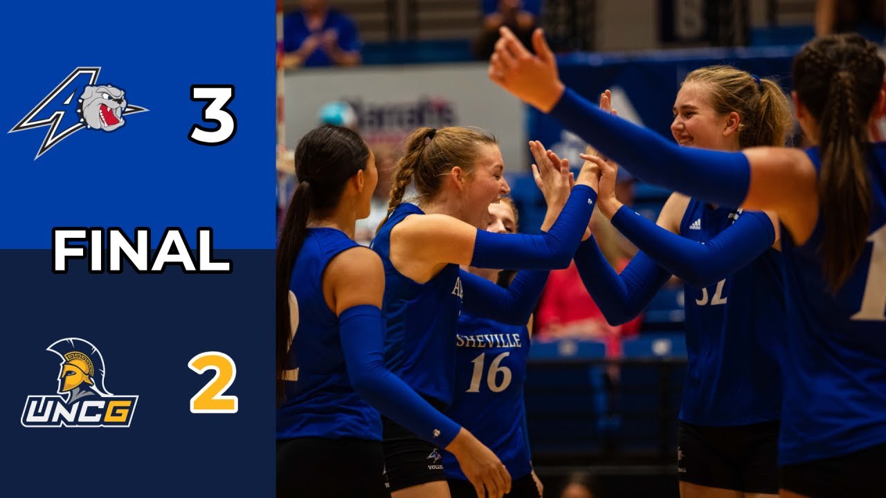 Highlights Volleyball UNC Asheville at UNCG YouTube