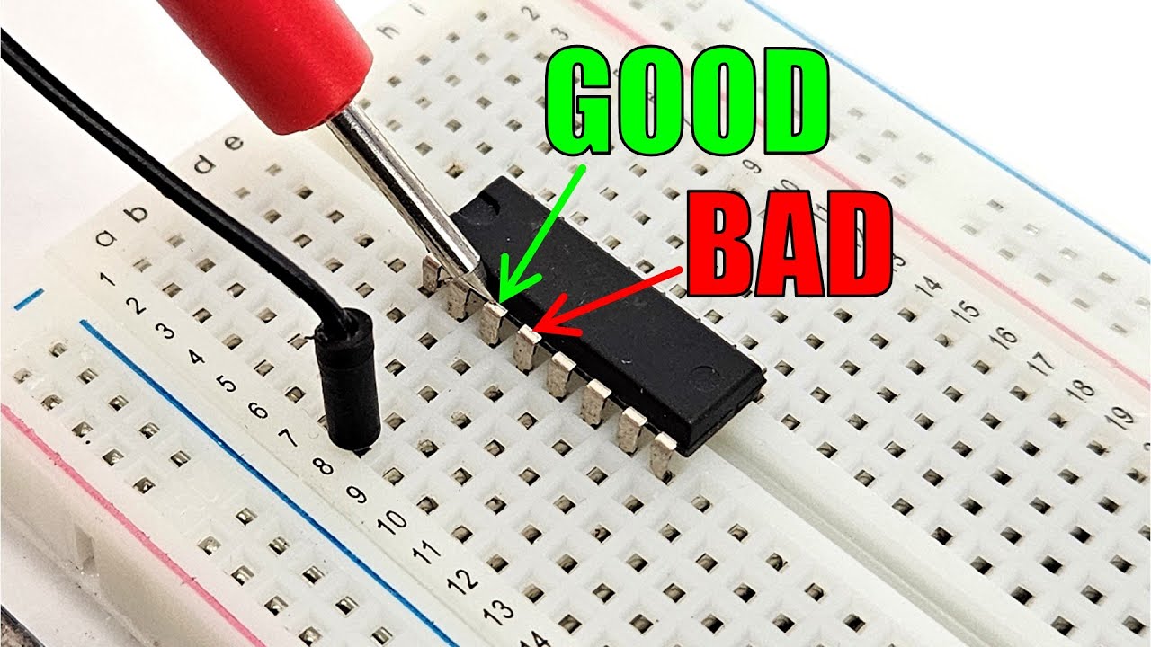 Diagnosing a bad breadboard connection electronics tutorial youtube