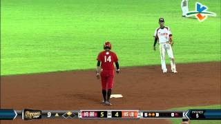 20140806-2 爆米花 綺麗vs威達 9上 王偉仲盜壘成功啦 個人第九盜