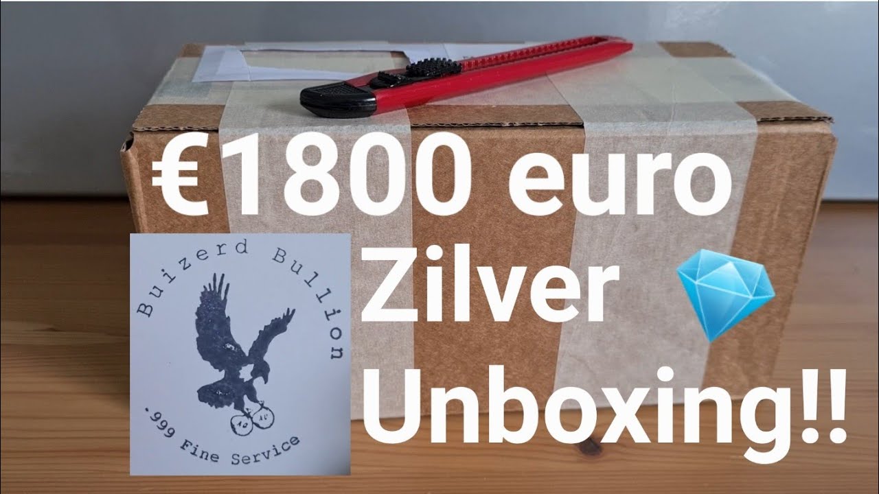 €1800 euro Zilver baren unboxing!!🤑💰