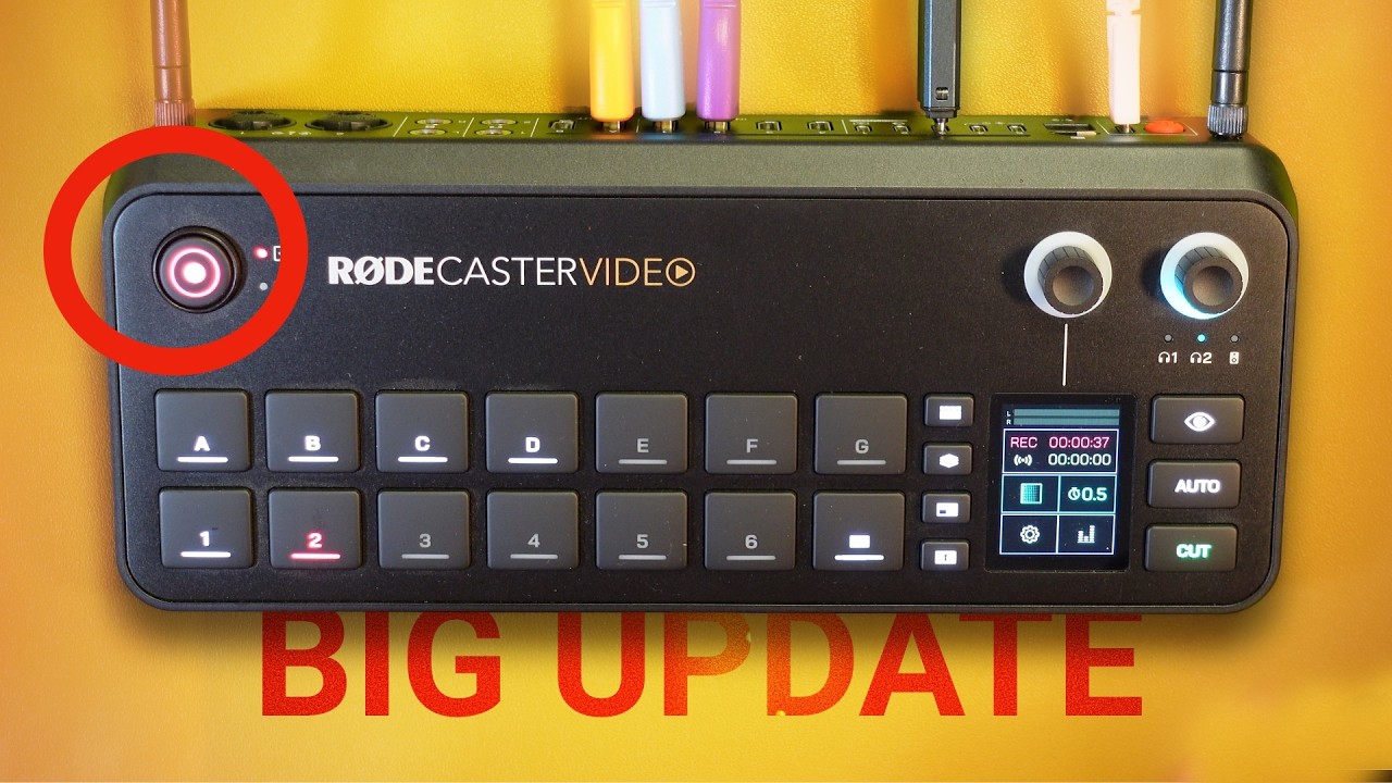 RØDECaster Video MASSIVE Update! (4K Capture & Sync Explained)