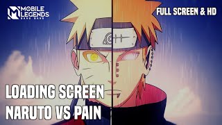 Loading Screen Mobile Legends Naruto vs Pain Full Screen & HD