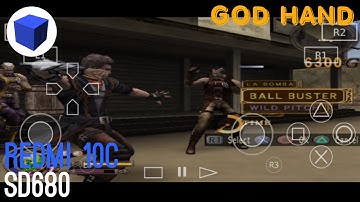 AetherSX2 Emulator - God Hand PS2 on Redmi 10C Snapdragon 680 & Setting