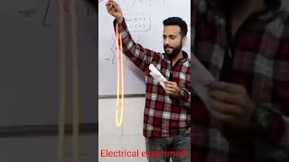 Heating effect for electric nichrome wire class me aag class experiment