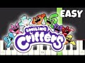 Smiling critters song  easy piano