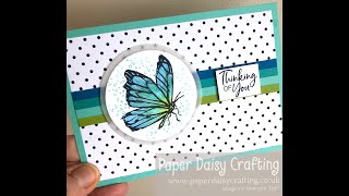 Butterfly Card with A Touch of Ink