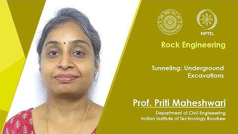 Lecture 35: Tunneling: Underground Excavations