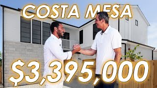 Inside A 3,395,000 Brand New Contemporary Estate In Costa Mesa