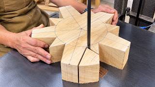 A Overly Reckless Idea With Band Saw - Woodworking Skill That Only Skilled Craftsmen Dare To Perform