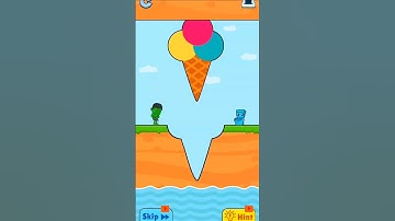 Slice To Save Game All Levels Gameplay Shorts Video 🍦 #slicetosave #gaming #puzzle