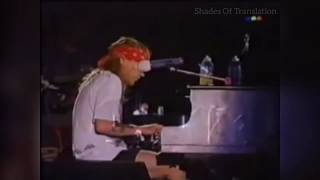 Guns N' Roses - It's Alright (Argentina 1992) Lyrics & Turkish Translate (Türkçe Çeviri)
