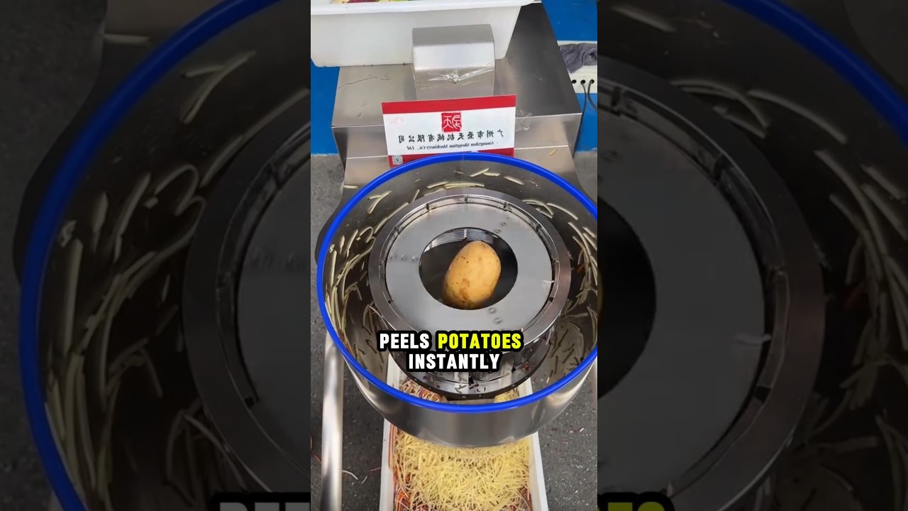 This Machine Peels Potatoes Instantly!