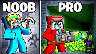 NOOB vs PRO weapon Mining battle