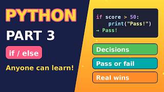 Python If Else for Beginners: Make Your Code Decide | Part 3 Update