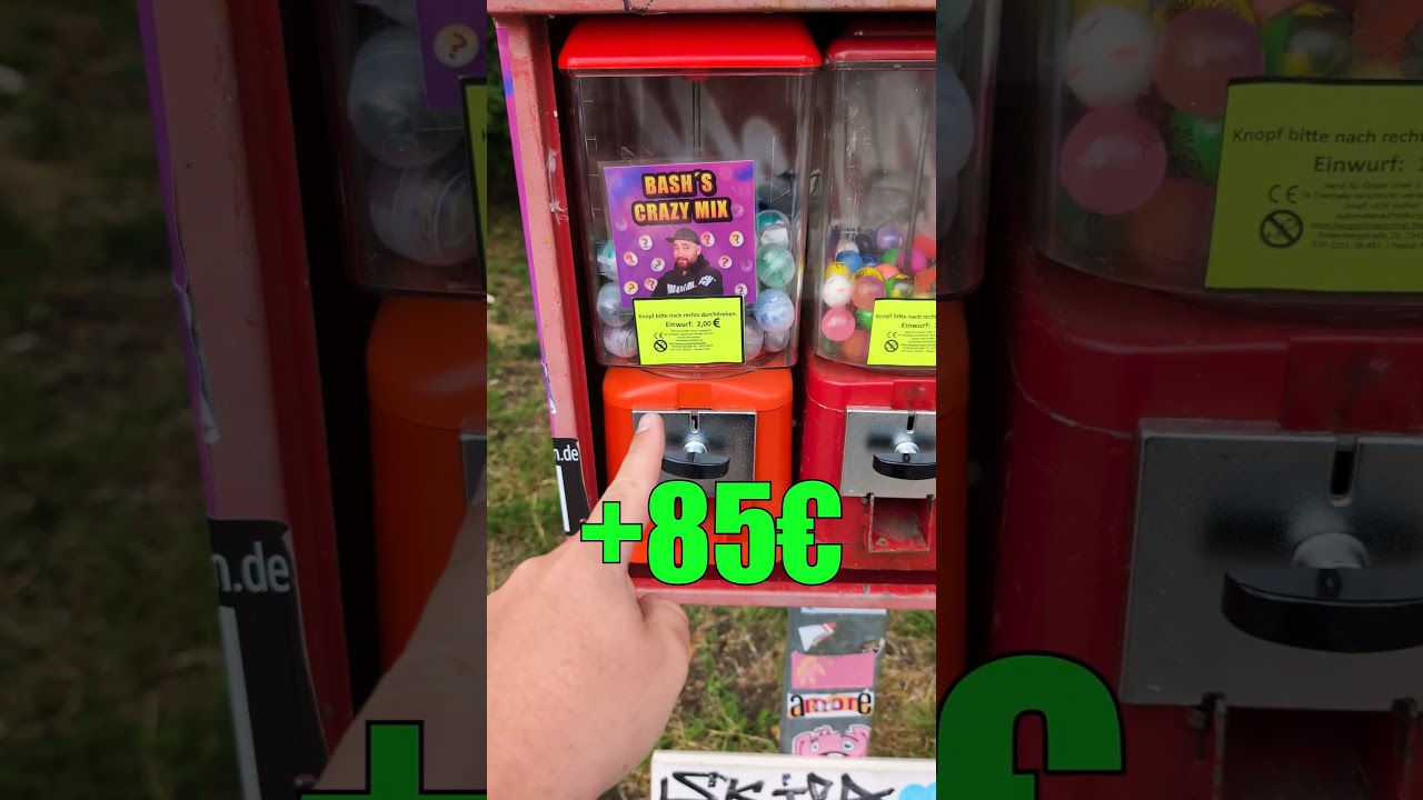 Lohnen sich Kaugummiautomaten?! 🤫🤫🤫