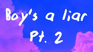 Video thumbnail of "PinkPantheress, Ice Spice - Boy’s a liar Pt. 2 (Lyrics)"