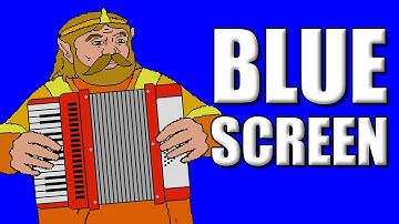 King Harkinian Plays the Accordion - Blue Screen (Zelda CD-i)