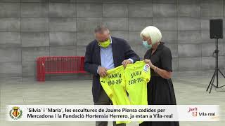 Vila-real dóna la benvinguda a 'Silvia' i 'María', les escultures monumentals de Jaume Plensa