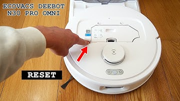 ECOVACS DEEBOT N30 Omni robot vacuum and mop • Factory reset