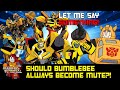 Should Bumblebee always lose his voice?