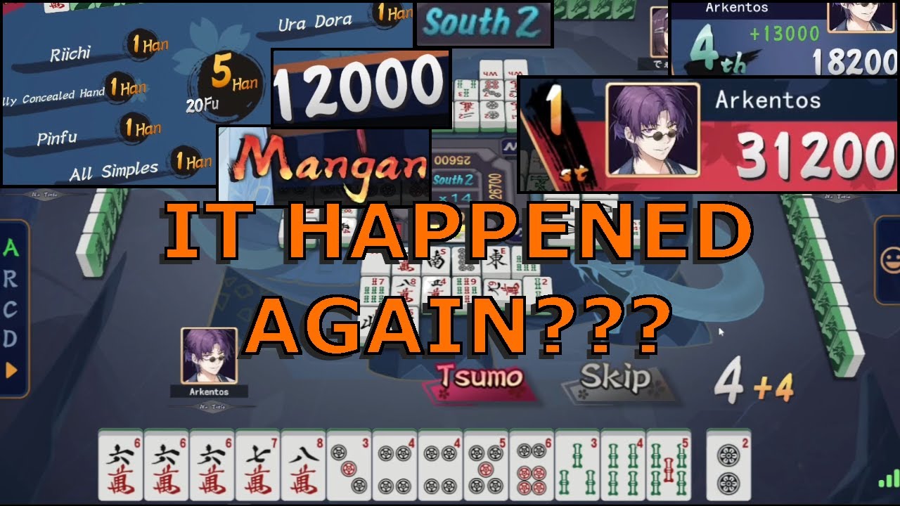 Четвертый одержал победу над первым в двойном овертайме | Риичи Маджонг