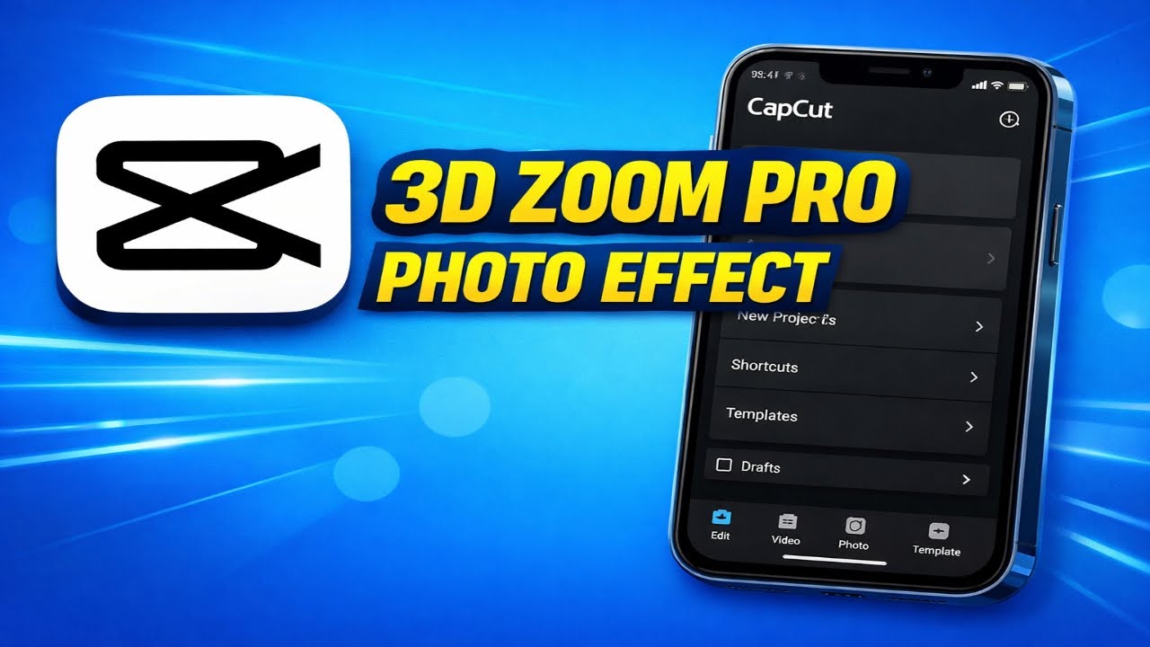 How To Add 3D Zoom Pro Photo Effect On CapCut (2026)