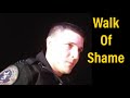 (FUNNY) Cop does the walk of shame! Try not to laugh...