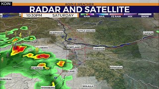 KOIN 6 Weather at 10 p.m. Saturday