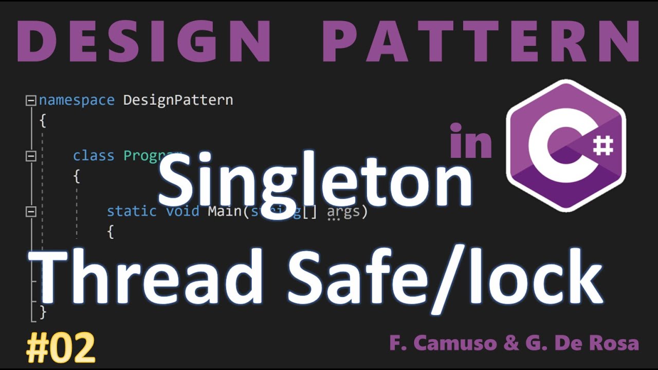 Design Patterns ITA 02 singleton in C, parte 2 (versione thread safe