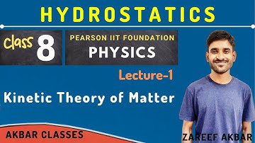 Class 8 | Hydrostatics 01 | Kinetic Theory of Matter | Pearson IIT Foundation