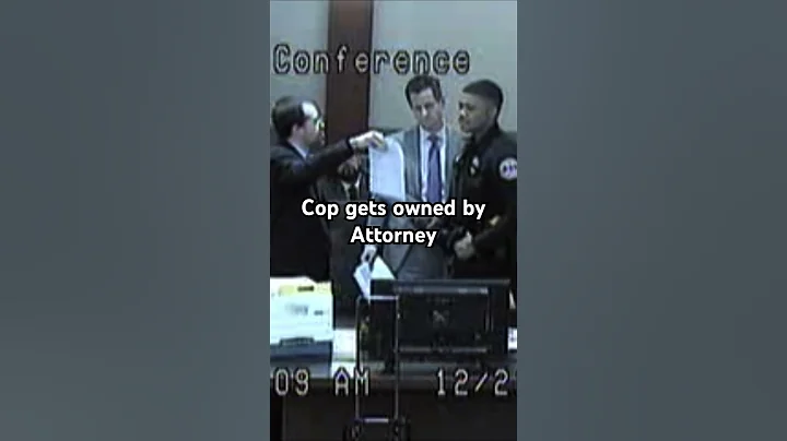 Cop gets schooled by Attorney in this amazing clip! #attorney #lawyer #investigation
